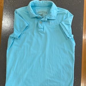 Mens Hollister shirt sleeve polo